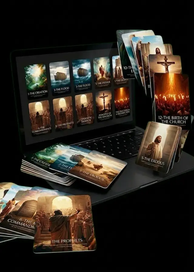 Living Bible - 8K Biblical Cards